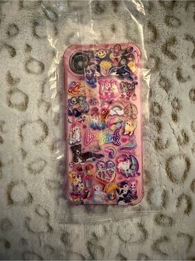 Lisa Frank NWT Pink Sticker Like Phone Case for iPhone 17Air
